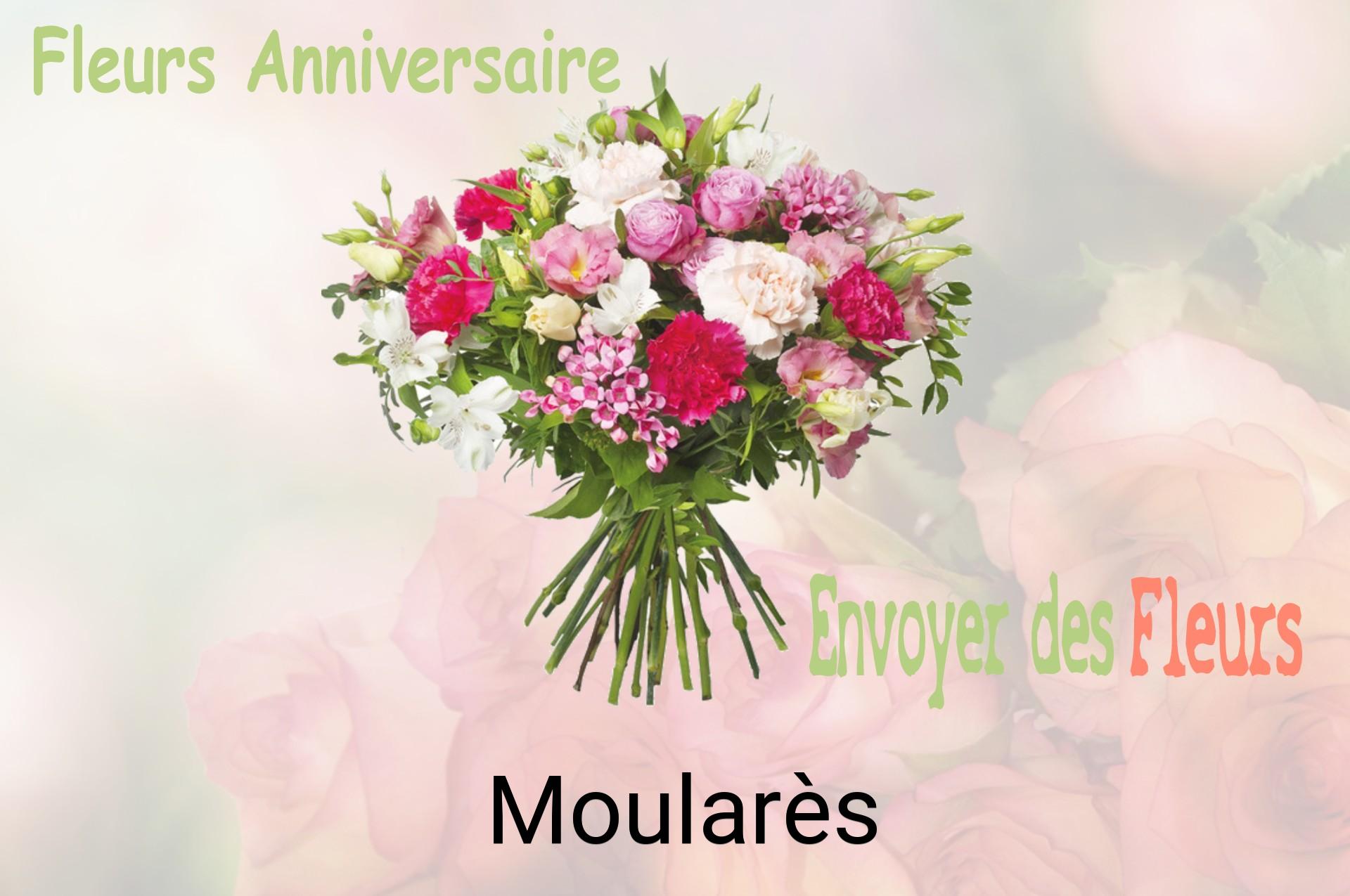 Bouquet de fleurs d’anniversaire livré à Moularès